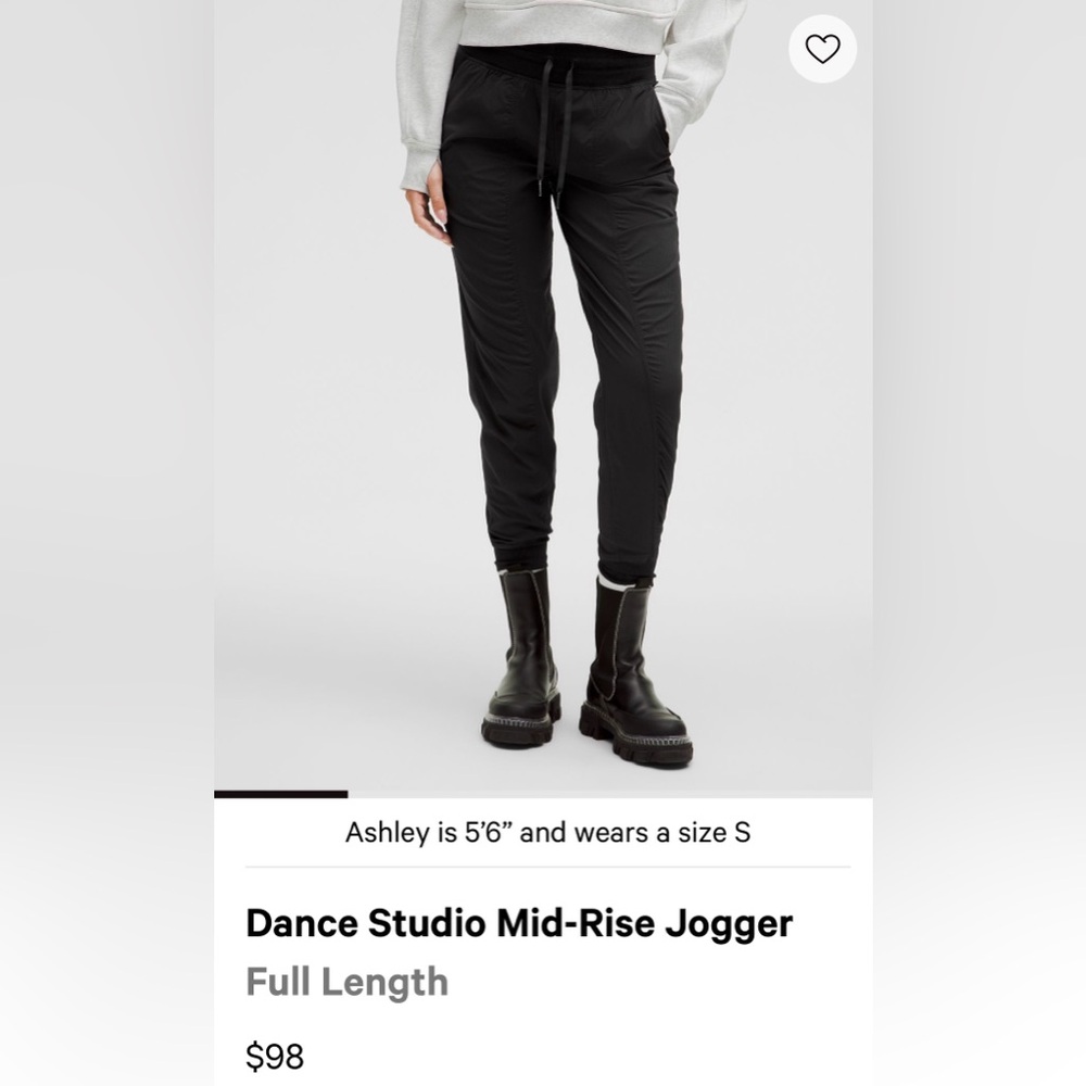 Lululemon Dance Studio jogger